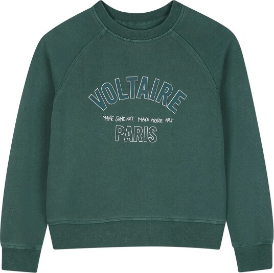 Zadig & Voltaire Kids Sweatshirt RAIN FOREST 176 Zadig & Voltaire Kids Sweatshirt RAIN FOREST 176