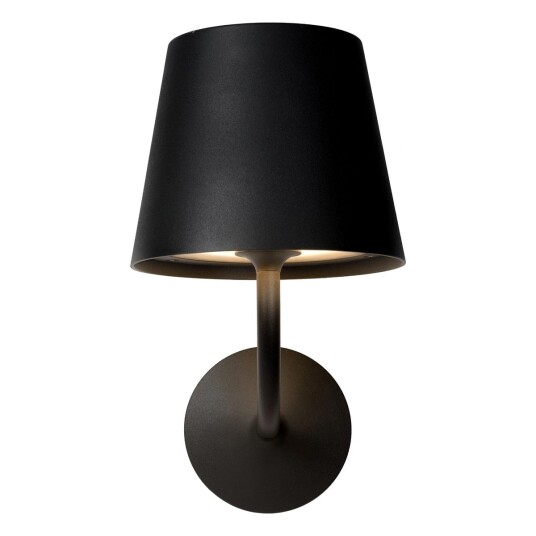 Lucide Justin vegglampe - Svart