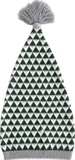 Smallstuff Pixi Hat, Green Santa, Size 1-2 Years - GREEN/ OFF. WHITE - 1-2Y
