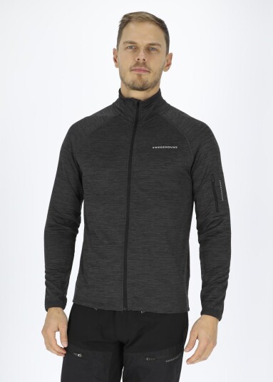 Swedemount Trail Stretch Fullzip Charcoal Melange/ Black S Fleecetrøyer Swedemount Trail Stretch Fullzip Charcoal Melange/ Black S Fleecetrøyer