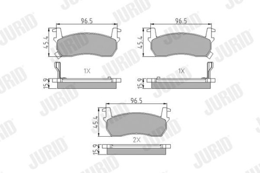 Bremseklosser JURID 572189J