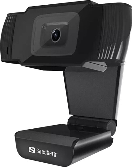 Sandberg USB Webcam 480p@30fps med Mikrofon - Svart