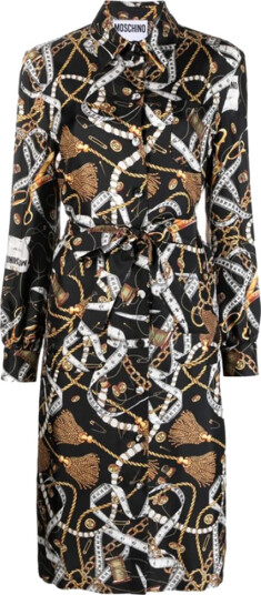 Moschino Dame Kjoler Brun S,