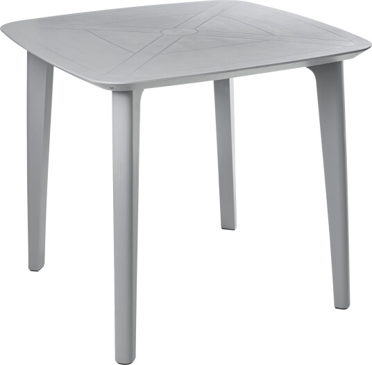 Spisebord utendørs Sorico 86 cm 86 cm Grå