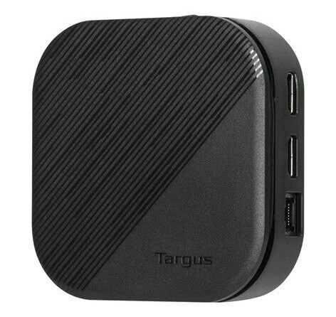 Targus USB-C Universal Dual HD Docking Station with 80W PD Pass-Thru - docking station - USB-C 3.2 Gen 2 - 2 x HDMI - GigE - TAA Compliant