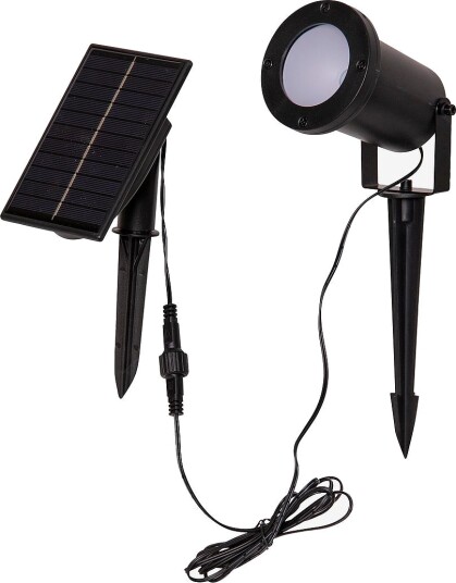 Star Trading Solcelle Powerstpot 50lm Svart Solcellelamper