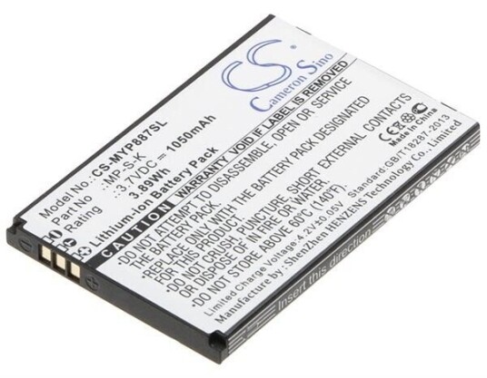 myPhone Batteri (1050 mAh 3.7 V) passende til myPhone 8870