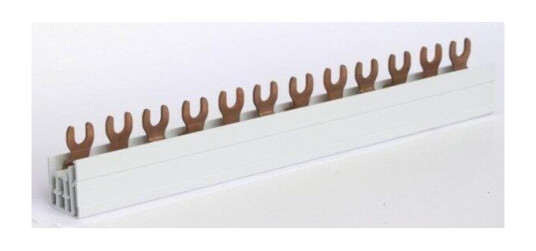 Hager Insulated busbar 4p 63a fork 10mm2 57m (3250613740979) Hager Insulated busbar 4p 63a fork 10mm2 57m (3250613740979)