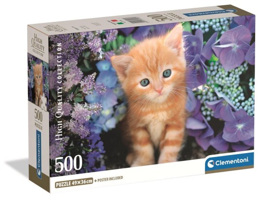 Clementoni Puslespill 500 Brikker Ginger Cat