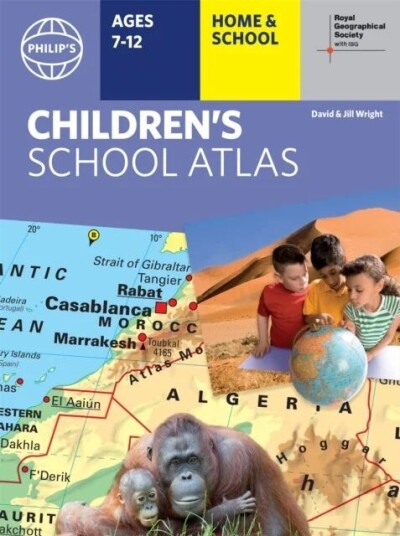 Philip'S Rgs Children'S School Atlas Av David Wright, Jill Wright, Rachel Noonan, Philip'S Maps