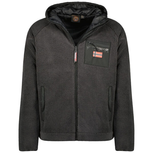 Geographical Norway Geo Norway Vinje Fleecejakke Herre Dark Grey Geographical Norway Geo Norway Vinje Fleecejakke Herre Dark Grey