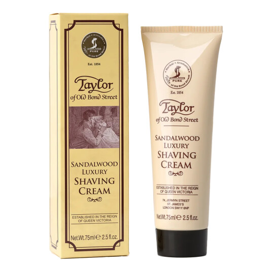 Taylor of Old Bond Street barberkrem i tube Sandaltre 75 g