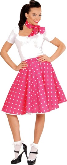 50Er Nederdel Pink 50Er Nederdel Pink