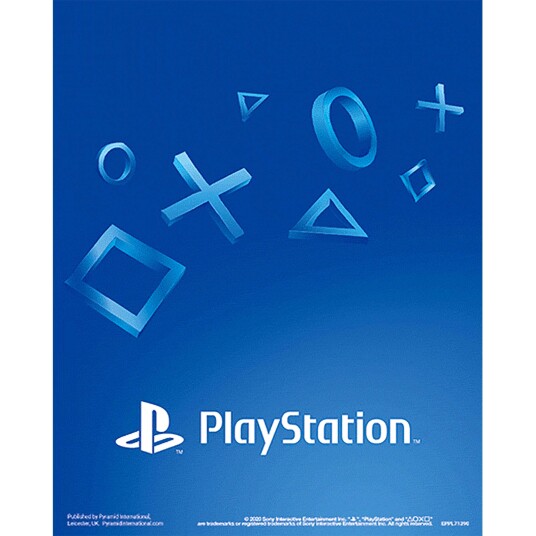 PlayStation 3D-Plakat 25 x 20 cm Shapes PlayStation 3D-Plakat 25 x 20 cm Shapes
