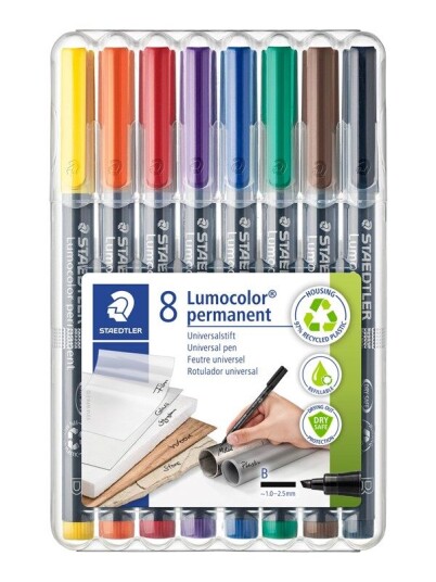 Staedtler Universal pen Lumocolor perm B 8pcs Staedtler Universal pen Lumocolor perm B 8pcs