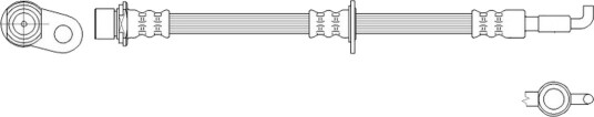 K&K FT1402 Bremseslange