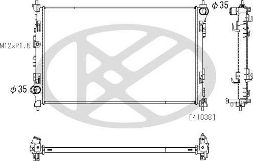 KOYORAD PL023907 Radiator, motorkjøling