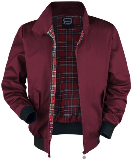 RED by EMP Overgangsjakke - Larger Than Life Bomber Jacket - S til 5XL - Herrer - burgunder