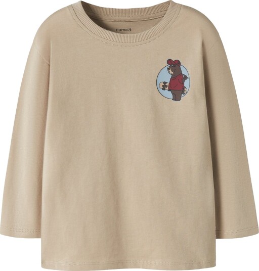Name It Genser NmmVelix Sesam/Skate Name It 3 år 98 Genser Beige