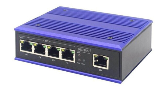 DIGITUS Industrial - switch - 4 ports - unmanaged (4016032458852)