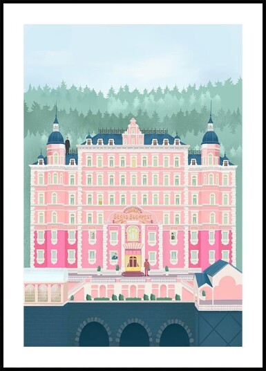 The Grand Budapest Hotel Poster Plakat / 40x50cm