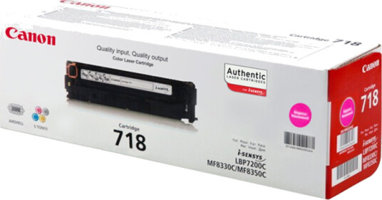 Canon 718 M Toner - 2660B002 Original - Magenta 2900 sider