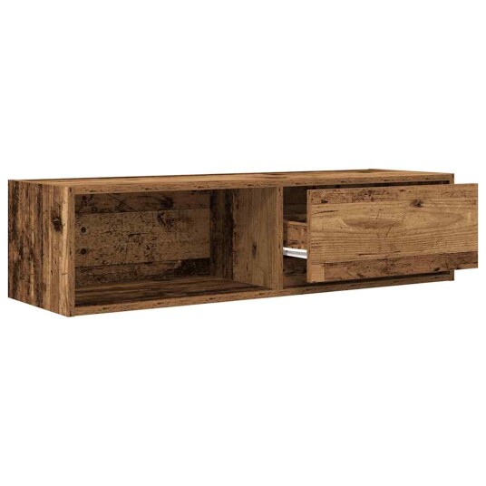 TV benker 2 stk gammelt tre 100x31x25,5 cm konstruert tre TV benker 2 stk gammelt tre 100x31x25,5 cm konstruert tre