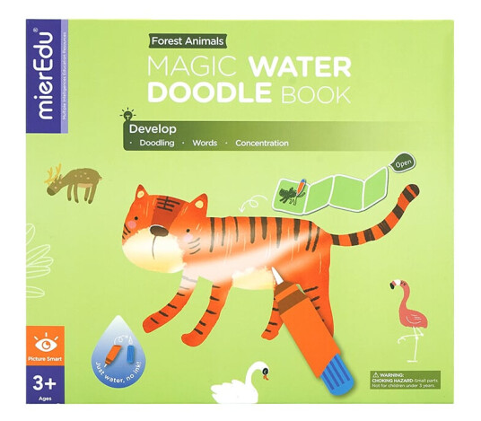 mierEdu Magic Water Doodle Book Forest Animals ME229D