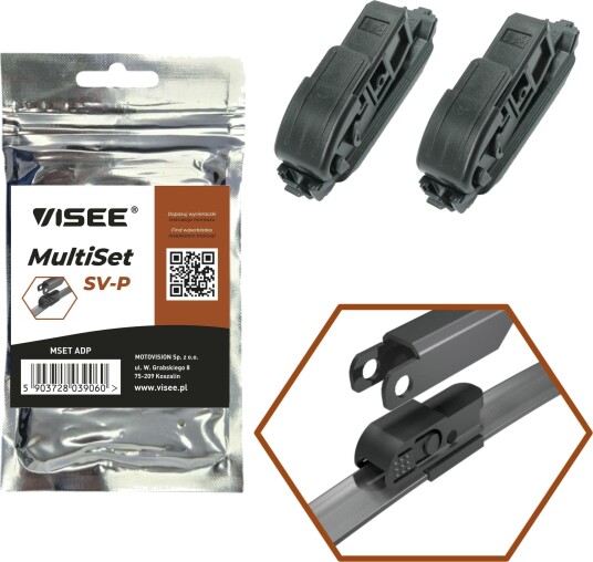 Adapter, viskeblad VISEE MSET ADP