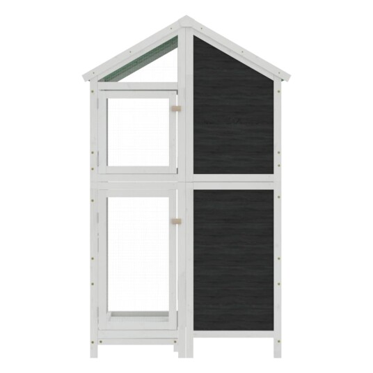 Fuglehus Grå 97X81X152 cm Heltre Furu Fuglehus Grå 97X81X152 cm Heltre Furu