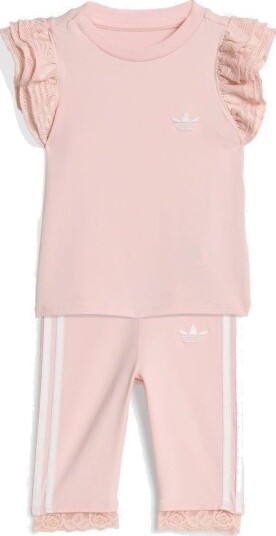 Adidas Originals Lace 3/4 Tights Tee Set størrelse 68 cm