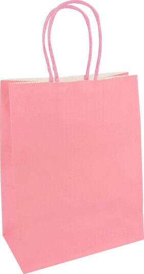 Henbrandt Gavepose med håndtak lys rosa X30 716