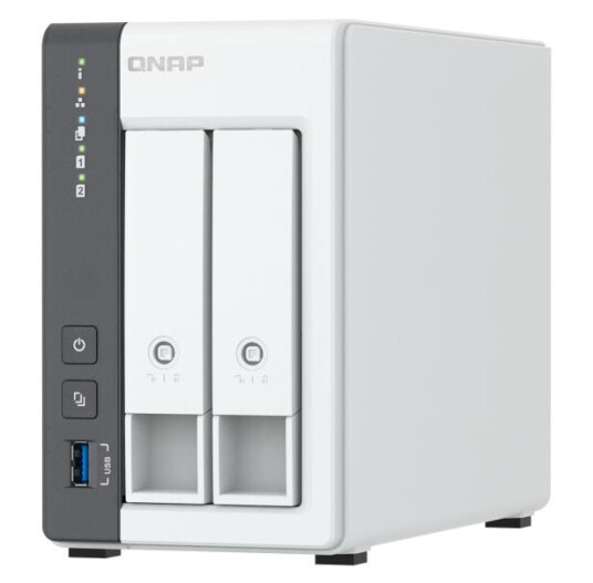 QNAP TS-216G 2-bay NAS-server med ARM Cortex-A55 4 GB RAM QNAP TS-216G 2-bay NAS-server med ARM Cortex-A55 4 GB RAM