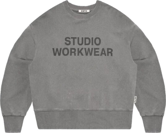 DEYS Lawndale Crewneck Sweatshirt   WASHED GREY   S