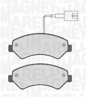 Bremseklosser MAGNETI MARELLI 363916060190