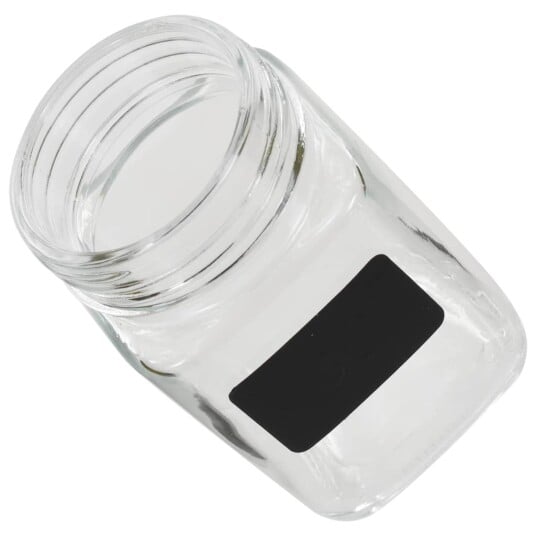  Oppbevaringskrukker med etikett 12 stk 300 ml 50855