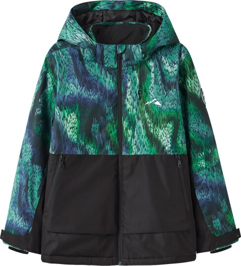 Name It Nknslope10 Ski Jacket Block Aop Fo TROPICAL GREEN 116