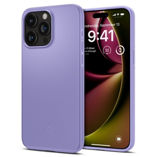 Spigen Iphone 15 Pro Deksel Thin Fit Iris Purple