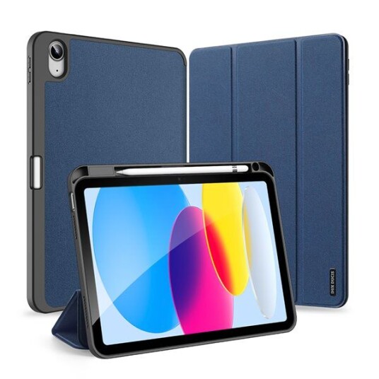 Dux Ducis Domo iPad (2022) Tri-Fold Smart Folio-etui Blå Dux Ducis Domo iPad (2022) Tri-Fold Smart Folio-etui Blå