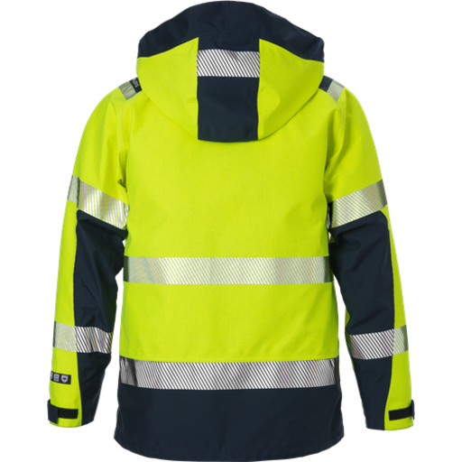 Fristads Jacka Gore-Tex Flamestat 4095 Gxe, Klass 3 Varsel Gul/marinblå Xs