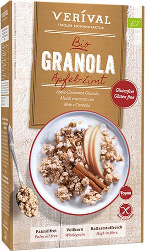 Verival Granola Eple-Kanel Øko - 325 g Verival Granola Eple-Kanel Øko - 325 g