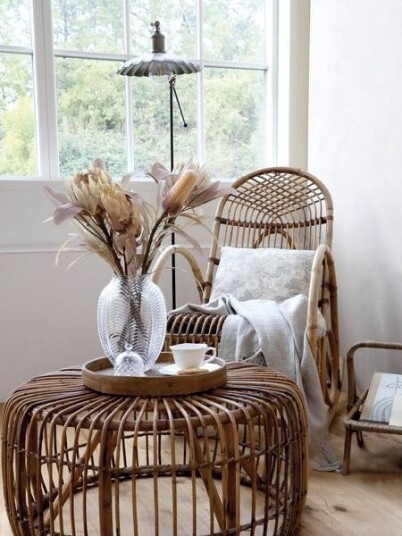 Chic Antique Fransk gyngestol fra Chic Antique H100/L106/B58 cm Chic Antique Fransk gyngestol fra Chic Antique H100/L106/B58 cm