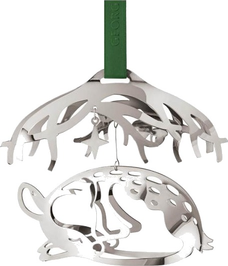 Georg Jensen - Jul 2023 ornament hjort sølv