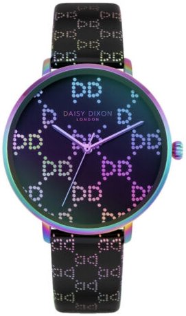 Daisy Dixon Dameklokke DD146BY Classic Blå/Lær Ø36 mm