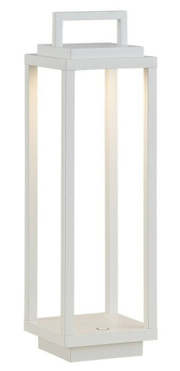Lucande Mirina LED-utelykt, USB, hvit