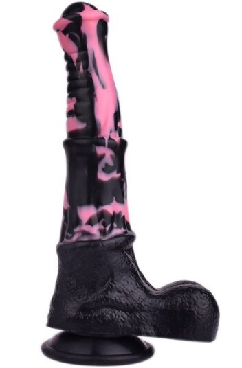 Pink Alien Mustang Mastery Dildo 25 cm
