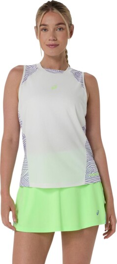 Asics Padel Court All Over Print Tank Cream L Asics Padel Court All Over Print Tank Cream L