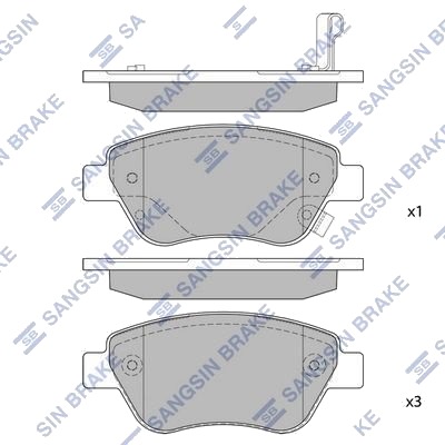 Hi Q SP1810 Bremseklosser