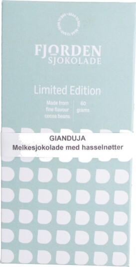 Fjorden Sjokolade Milk Chocolate with Hazelnuts Limited Edition Fjorden Sjokolade Milk Chocolate with Hazelnuts Limited Edition