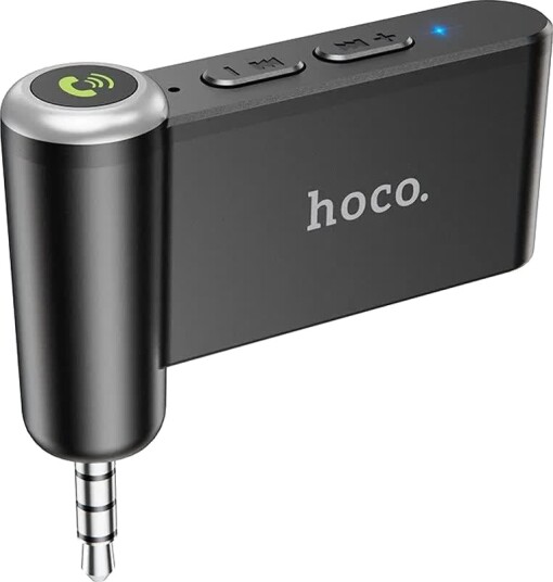Hoco Bluetooth Aux Mottaker Jack 3,5 Mm E58 Svart
